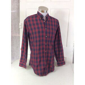 Nordstrom Plaid Shirt Cotton Mens Medium